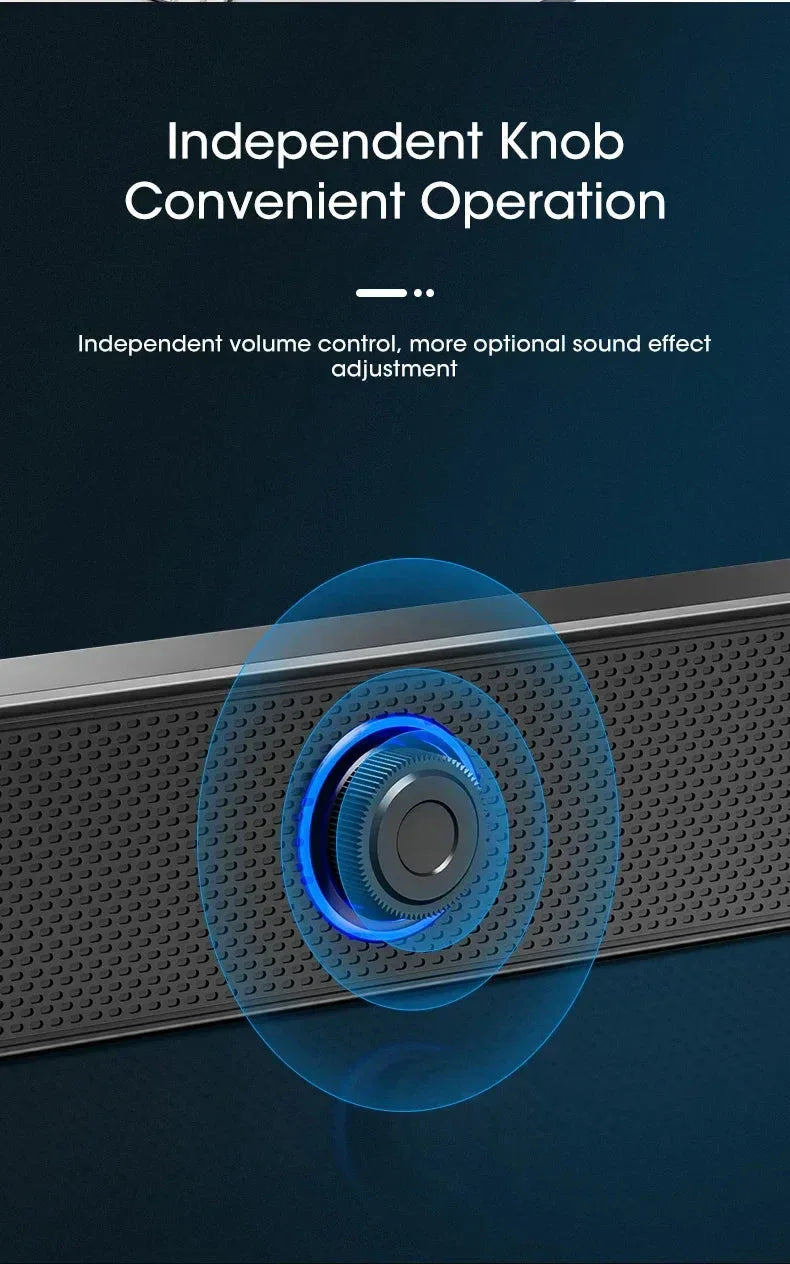 PC Soundbar Wired and Wireless Bluetooth Speaker Vikefon™ - RS Store
