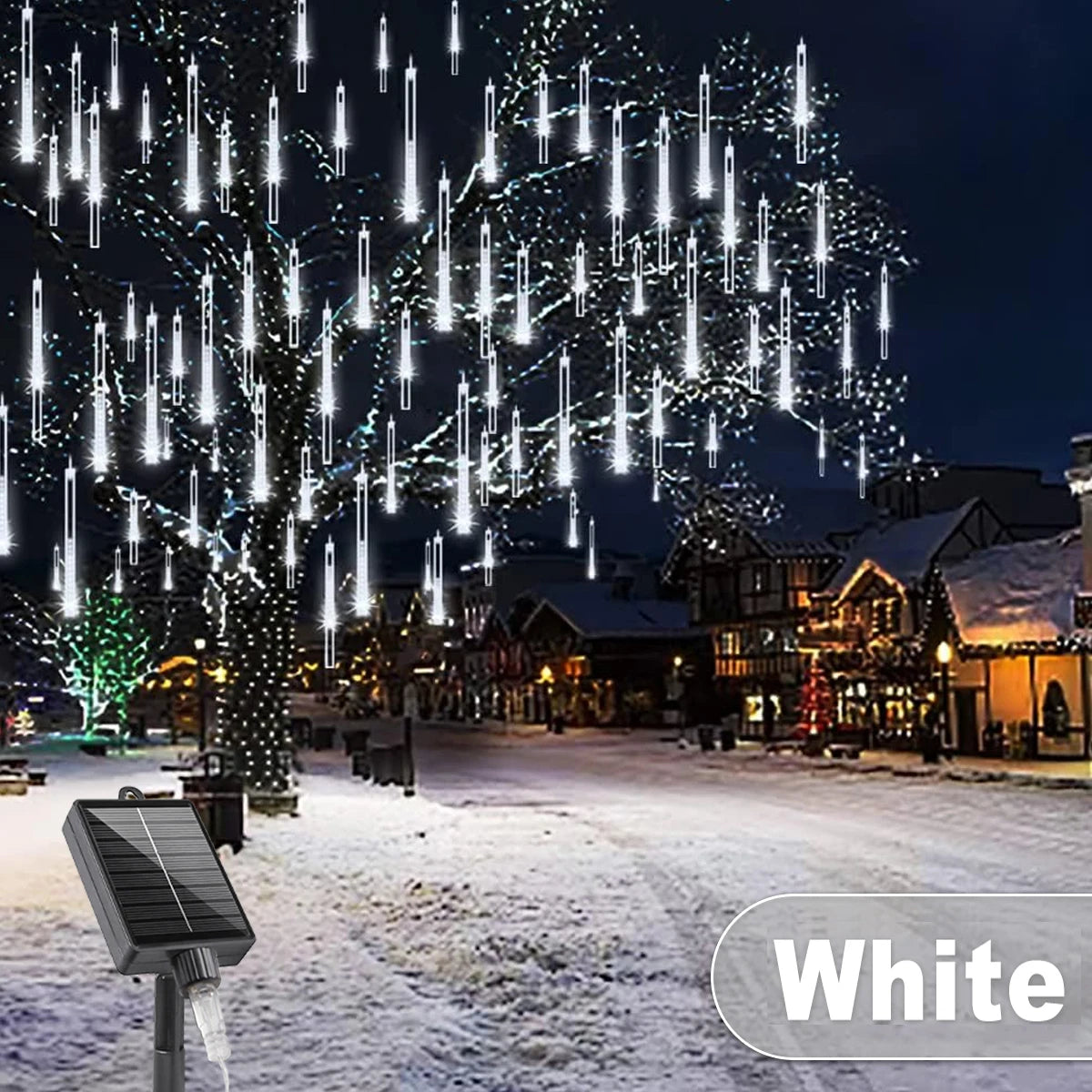Christmas Lights Outdoor Solar Meteor Shower Lights™