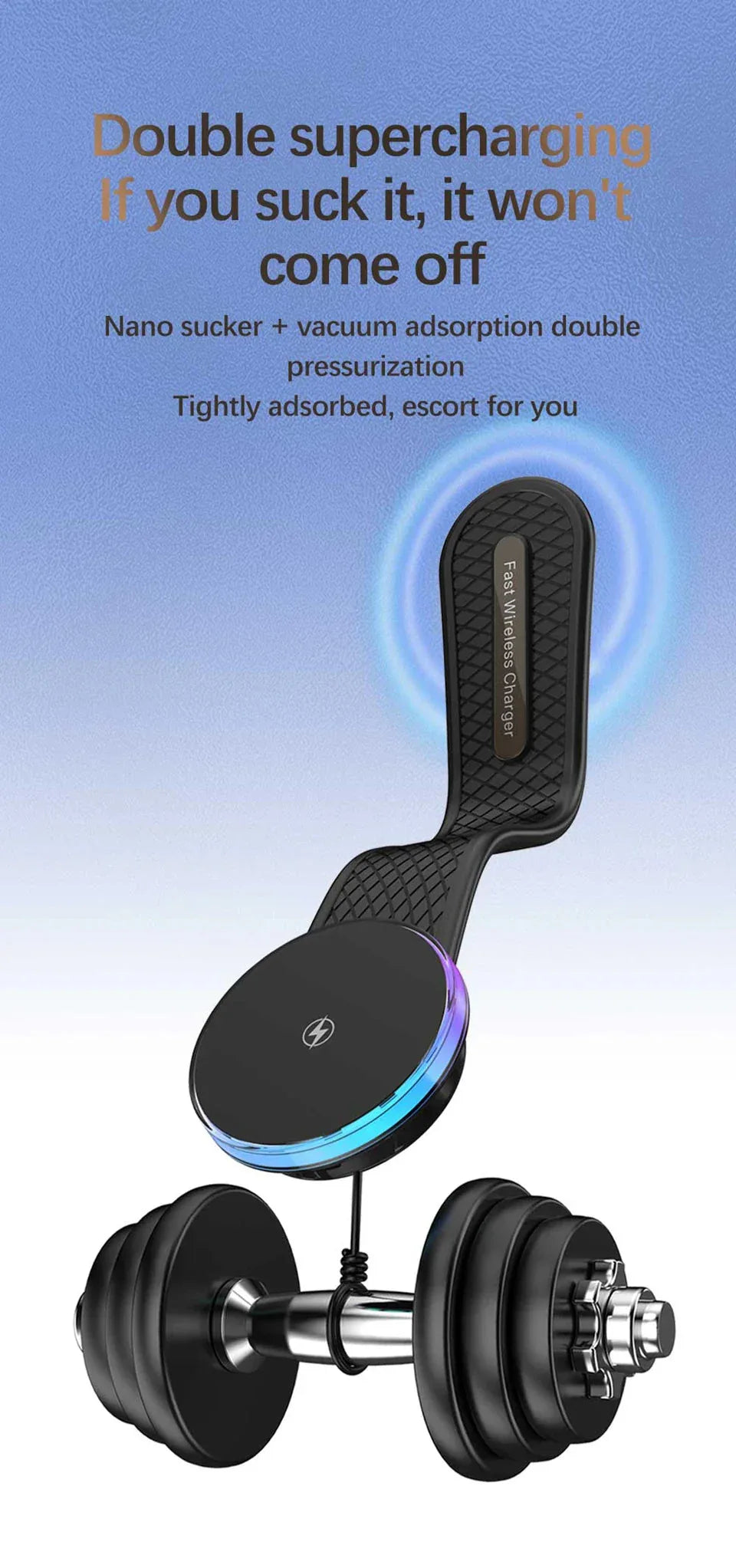 Magnetic Wireless Charger Car Adjustable Phone Holder™ - RS Store