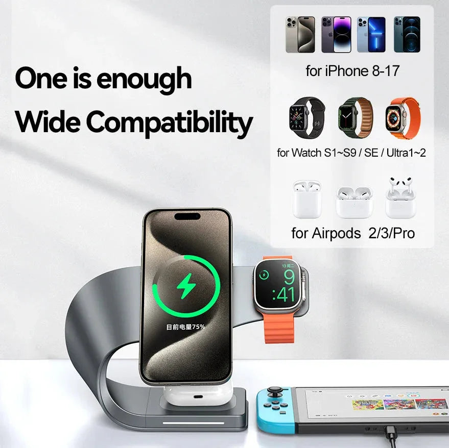 4 in 1 Wireless Charger Crownqu™ - RS Store