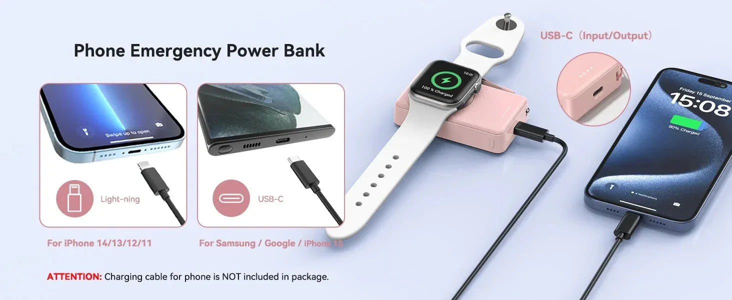 4000mAh Magnetic Portable Charger for Apple Watch™ - RS Store