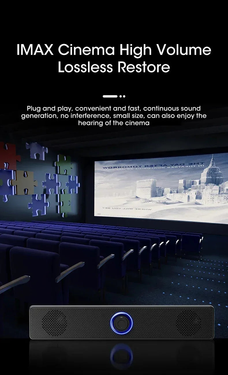 PC Soundbar Wired and Wireless Bluetooth Speaker Vikefon™ - RS Store