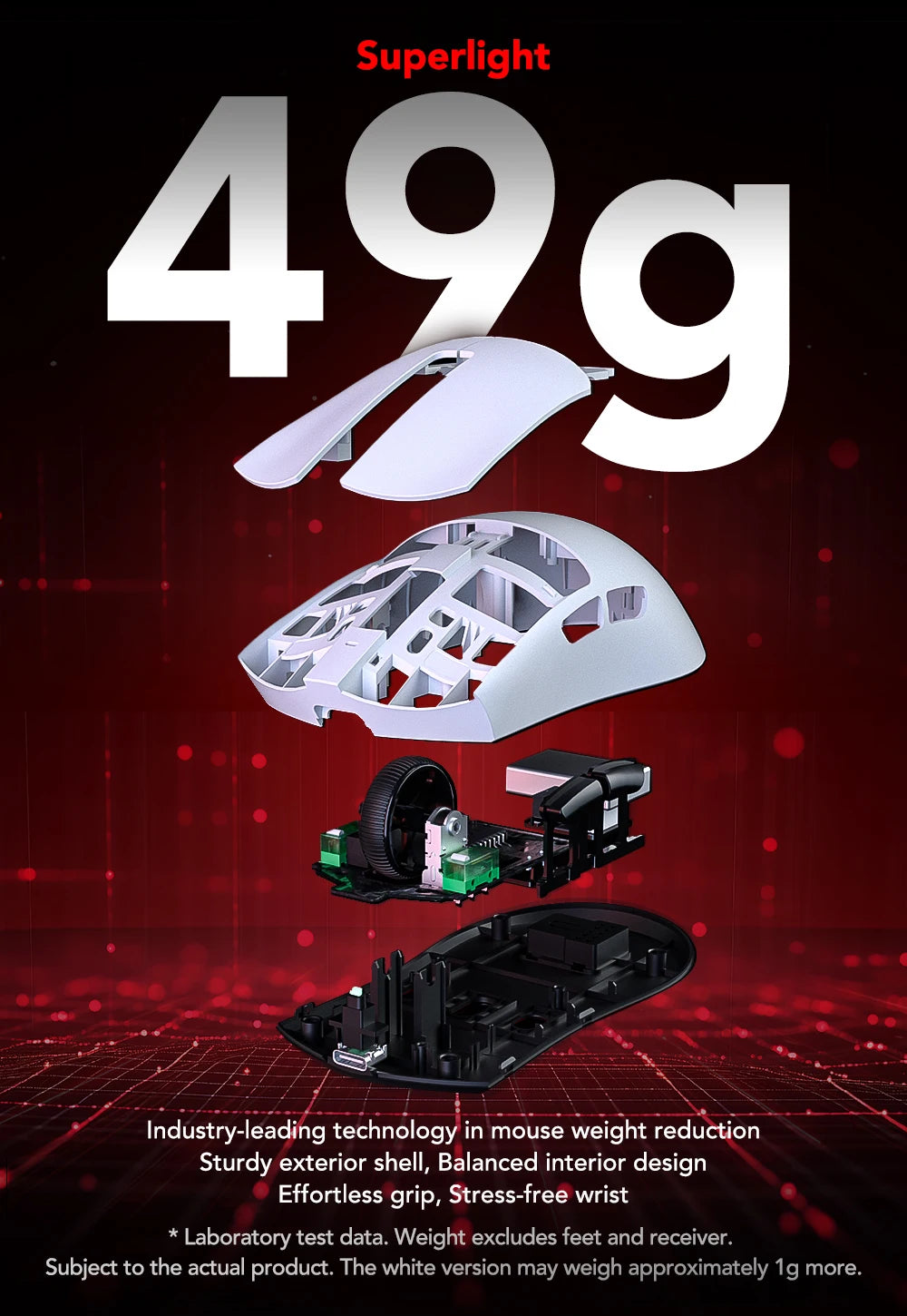 Wireless Mouse PAW3395 Sensor 26000DPI Kysona™