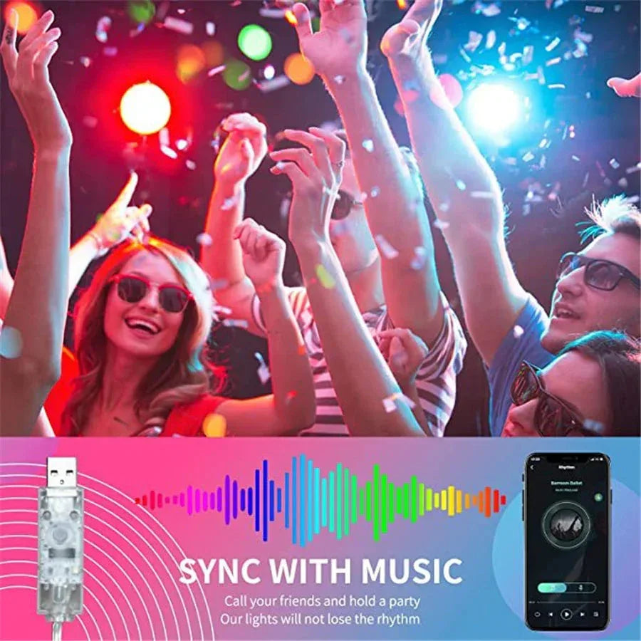 10/20M Smart App Control Christmas Tree String Lights PAMNNY™ - RS Store