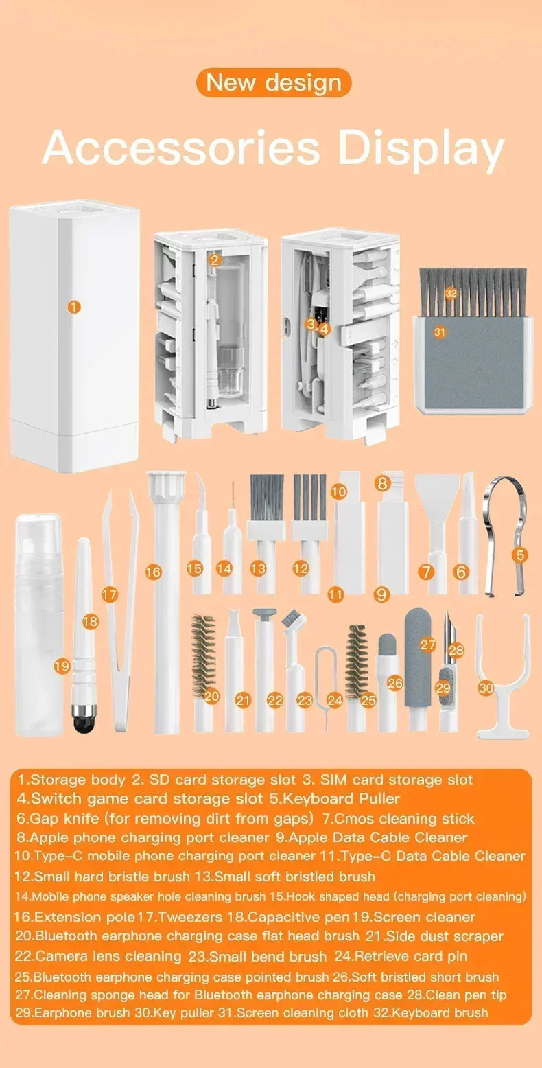 Hellodigi 32 in 1 Keyboard Cleaning Kit™ - RS Store