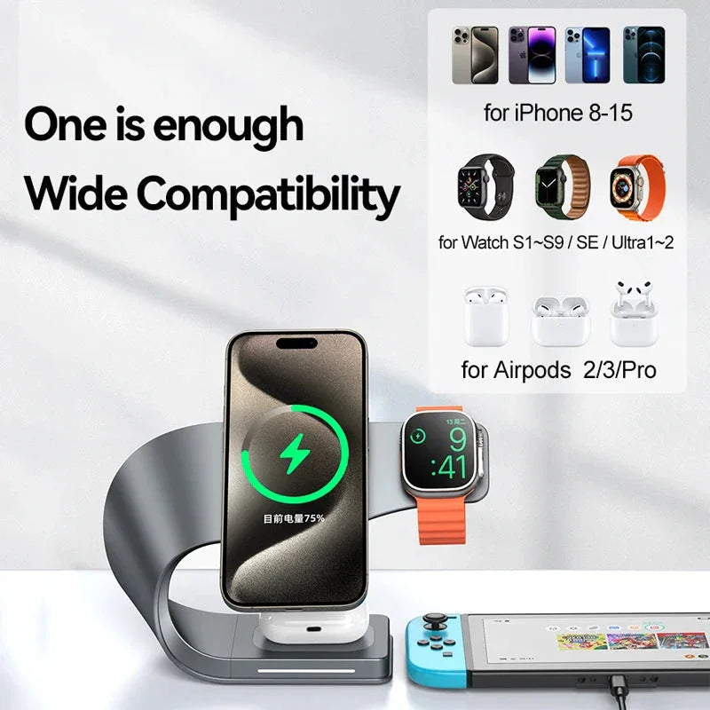 4 in 1 Wireless Charger Crownqu™ - RS Store