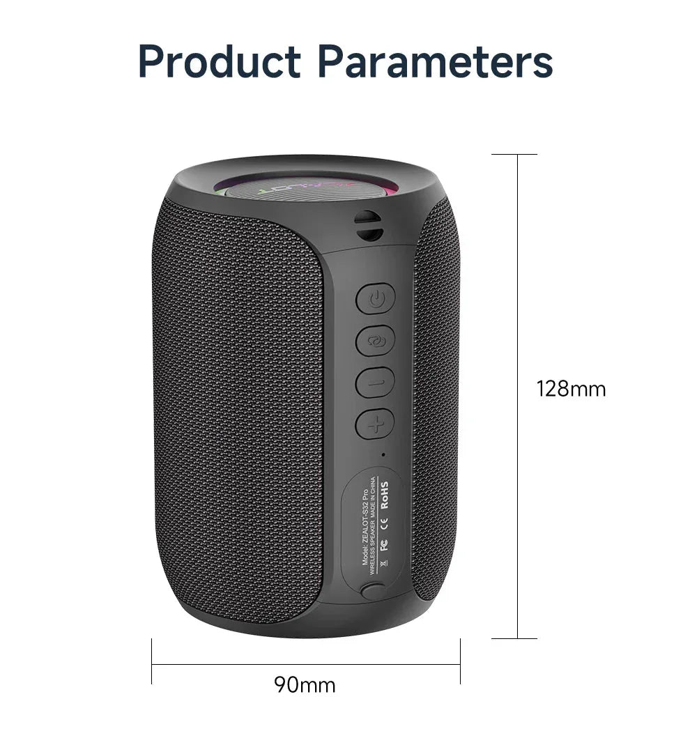 ZEALOT S32PRO 15W Portable Bluetooth Speaker™ - RS Store