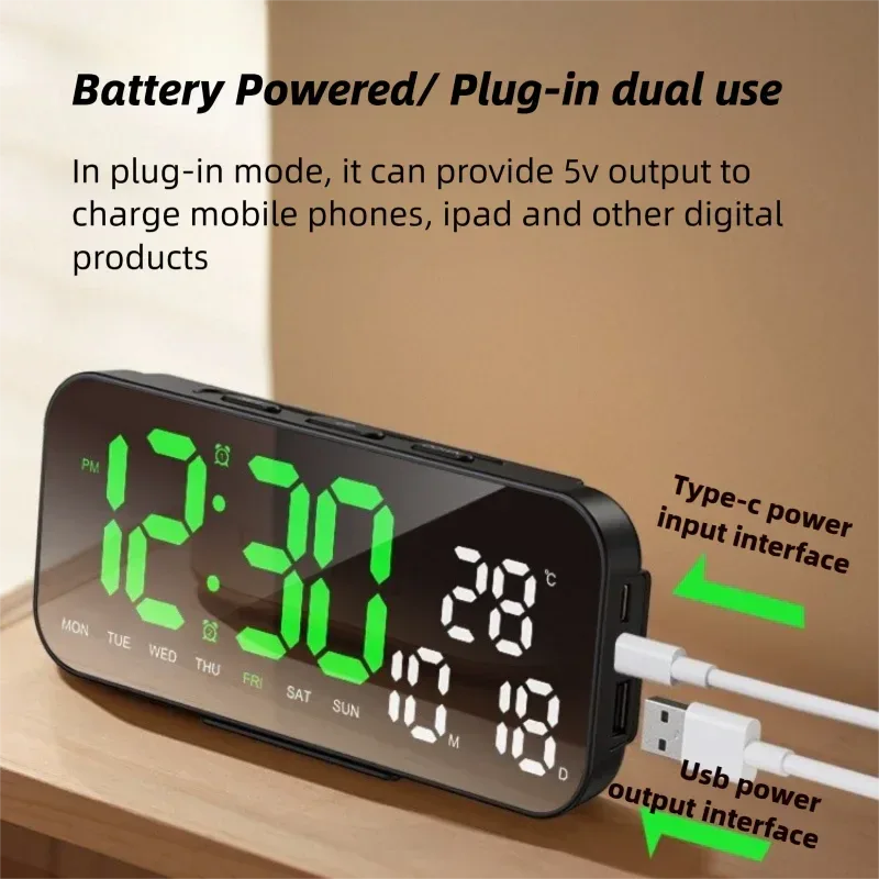 USB Powered Digital Alarm Clock Nienie™ - RS Store