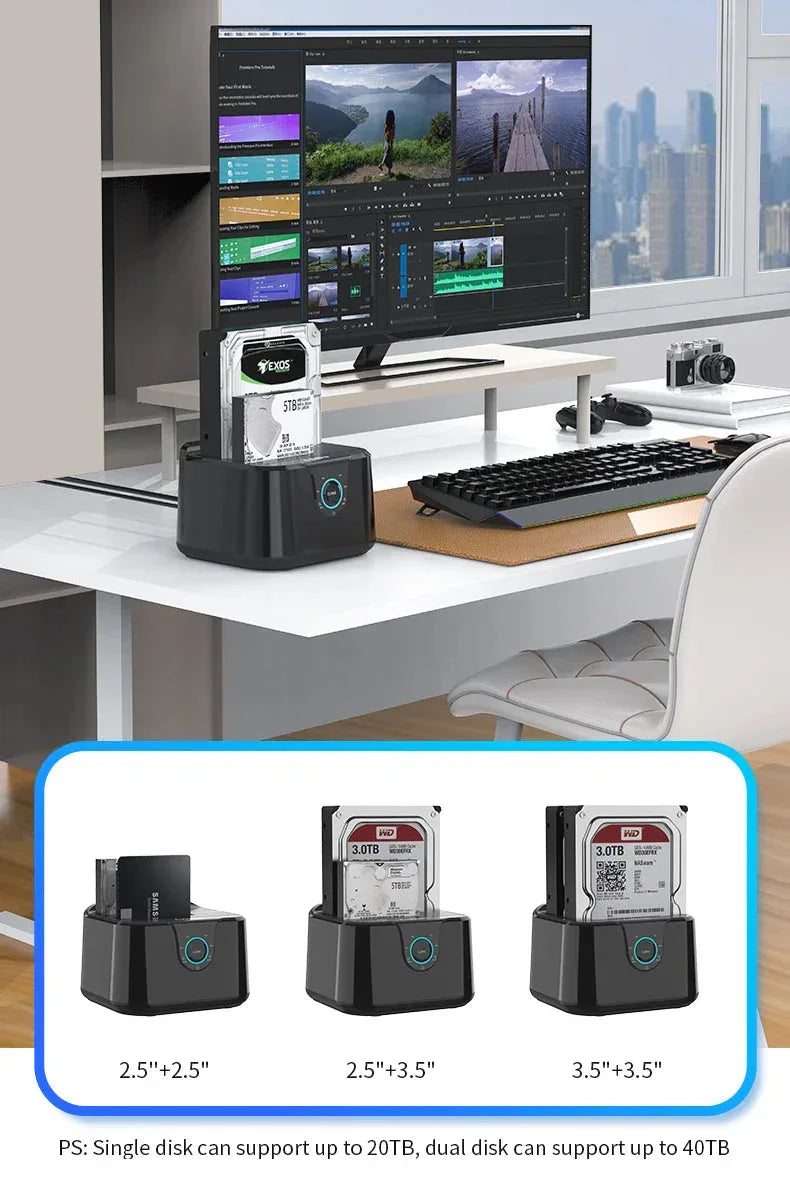 GODO Hard Drive Docking Station™ - RS Store