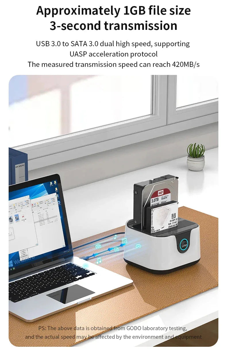 GODO Hard Drive Docking Station™ - RS Store