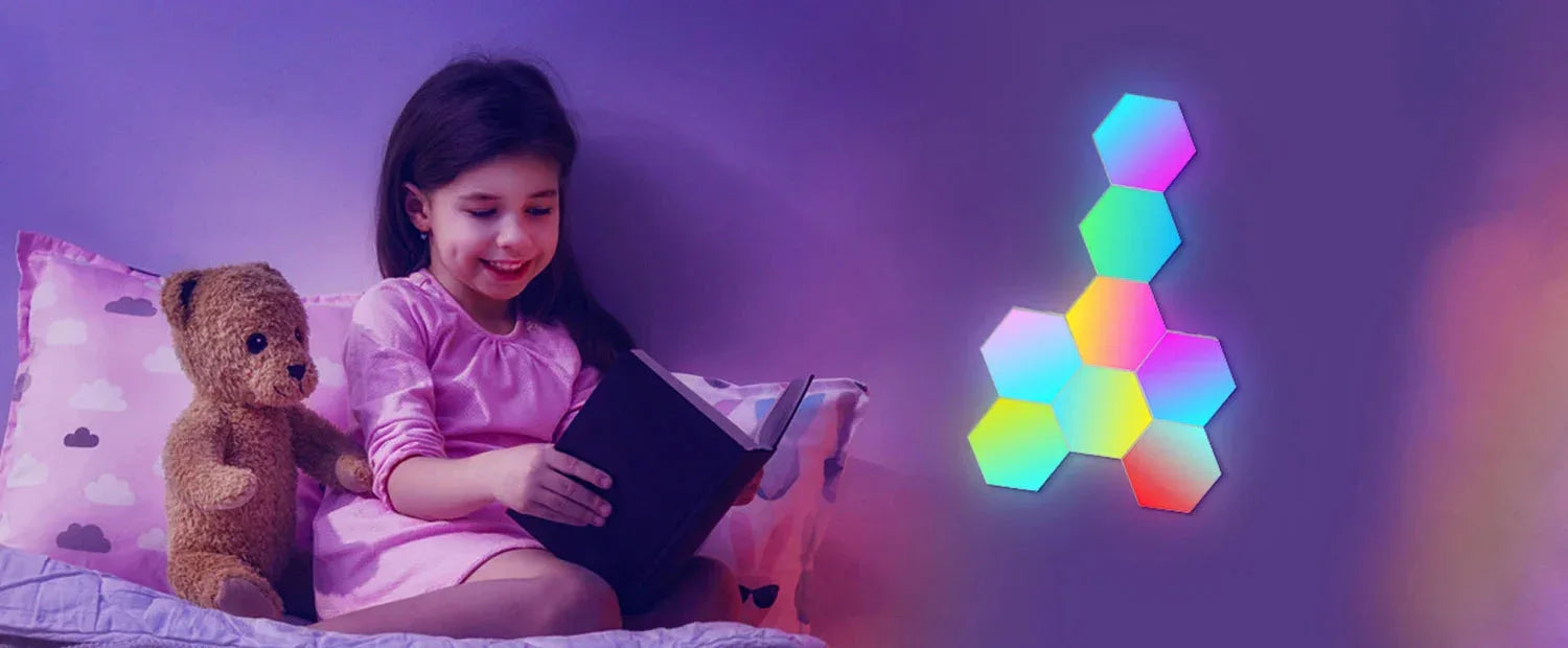 RGB Smart Hexagonal Wall Lamp Toucloud™ - RS Store