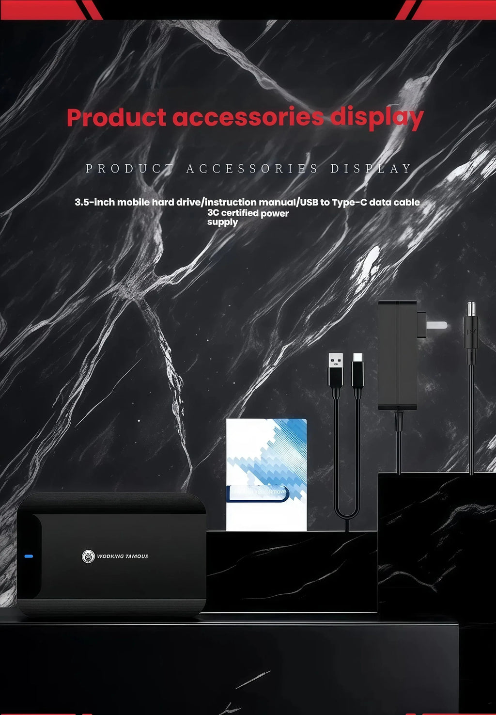 16TB 20TB External Hard Drive USB 3.0 Type-C HDD™ - RS Store