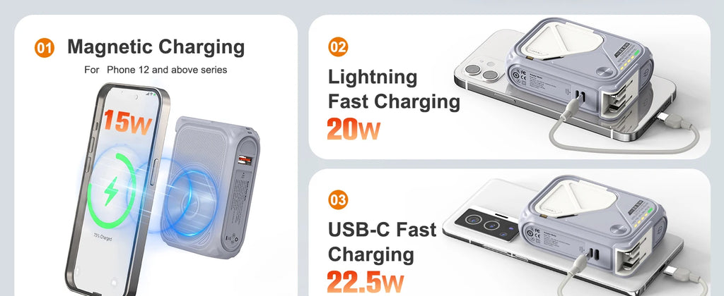 10000mAh Magnetic Wireless Power Bank Prunus™