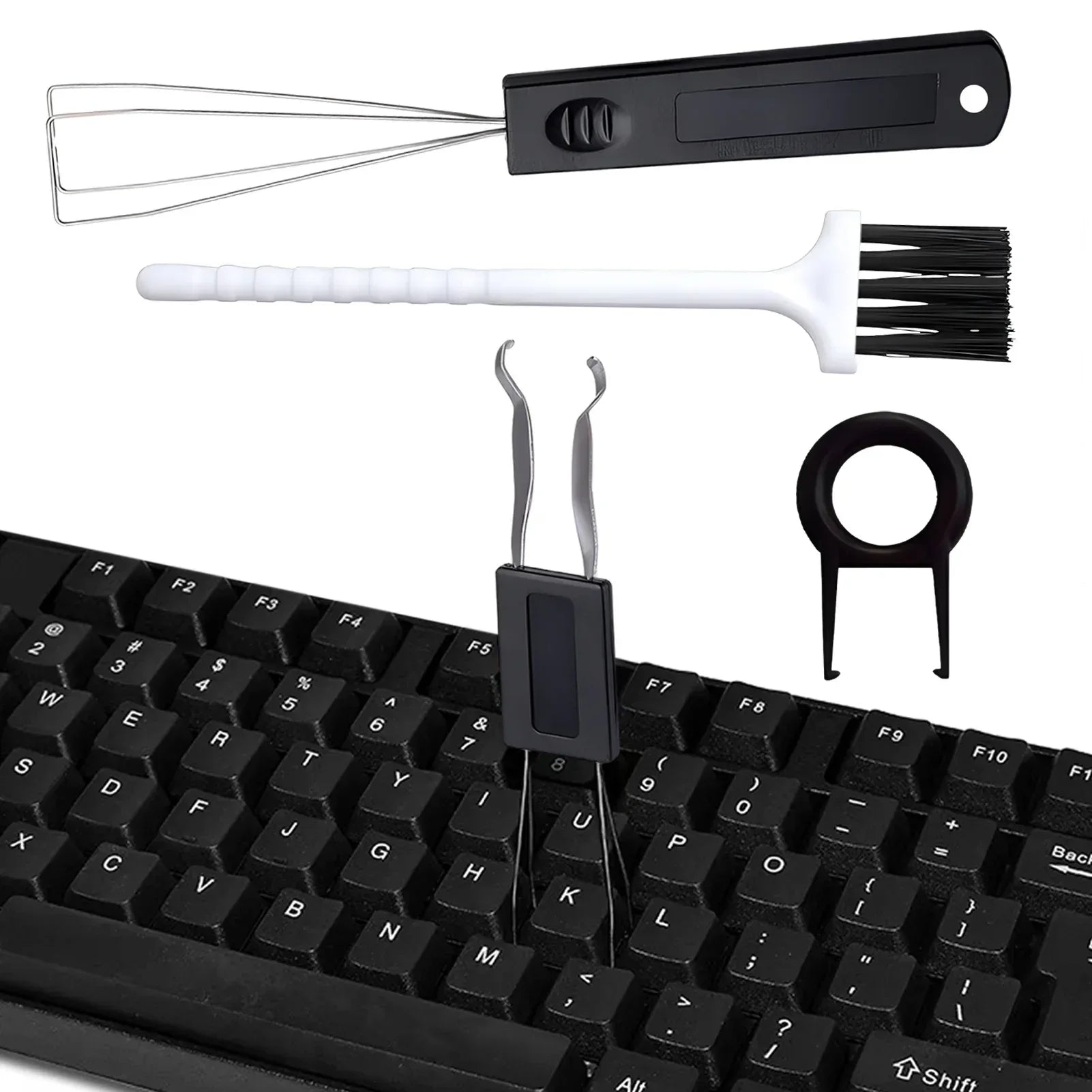 Mechanical Keyboard Keycap Puller Tool Set 4-Piece with Cleaning Brush™ - RS Store