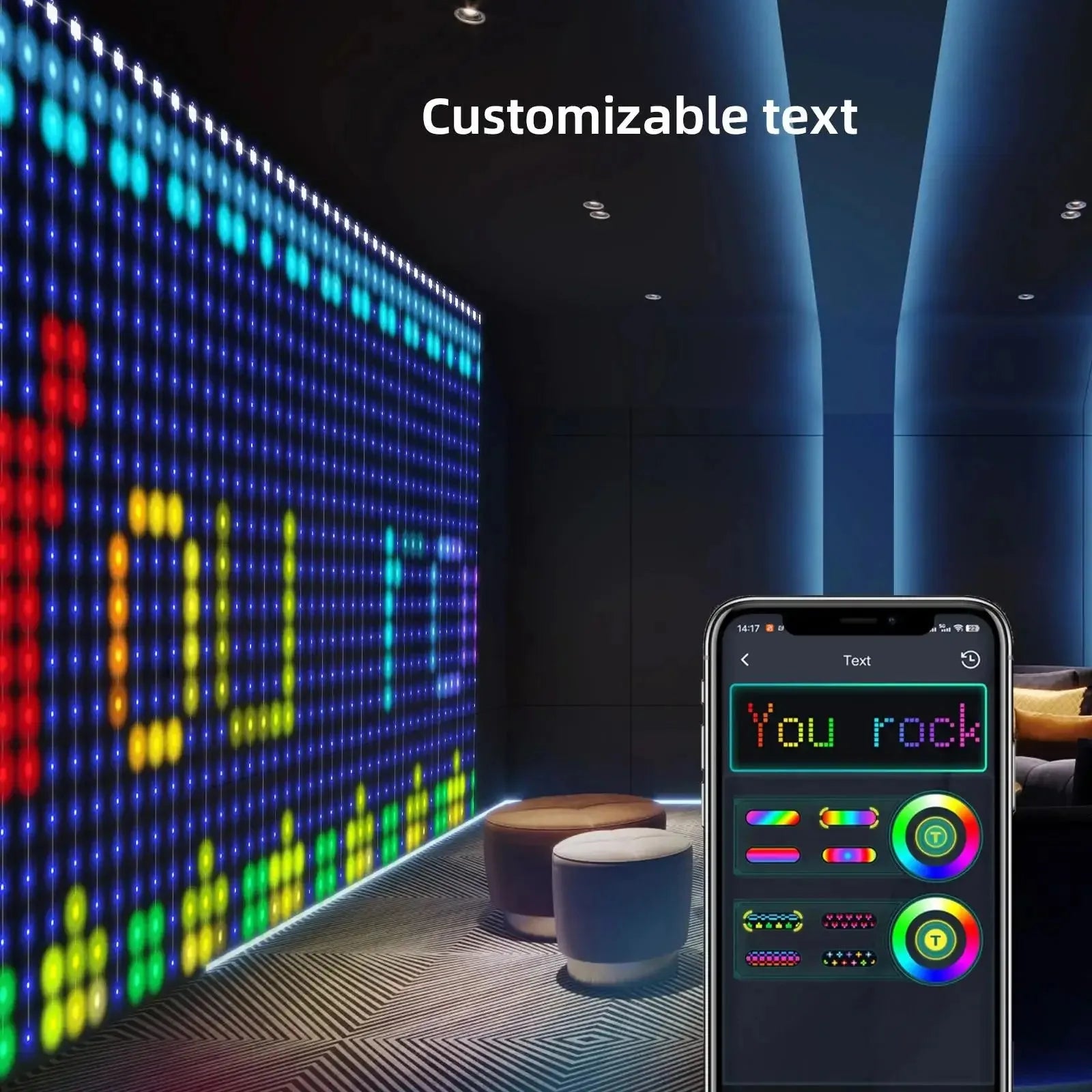 Smart LED Curtain Light APP Control™