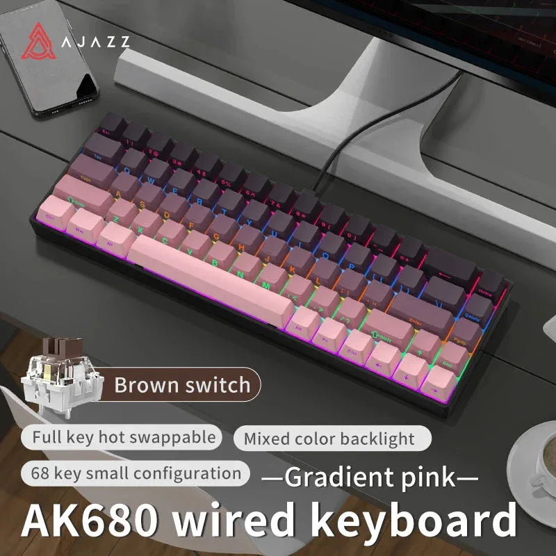 AK680 Gaming Mechanical Keyboard Ajazz™ - RS Store