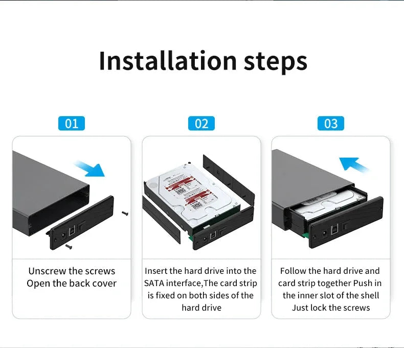 GODO USB 3.0 3.5 Inch SATA HDD SSD External Hard Drive™ - RS Store