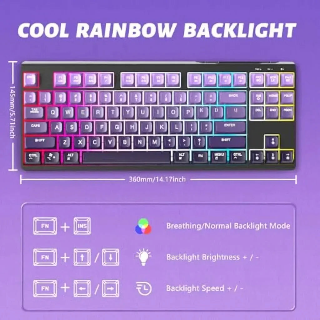 Free Wolf M87 75% Wireless Gaming Keyboard™ - RS Store