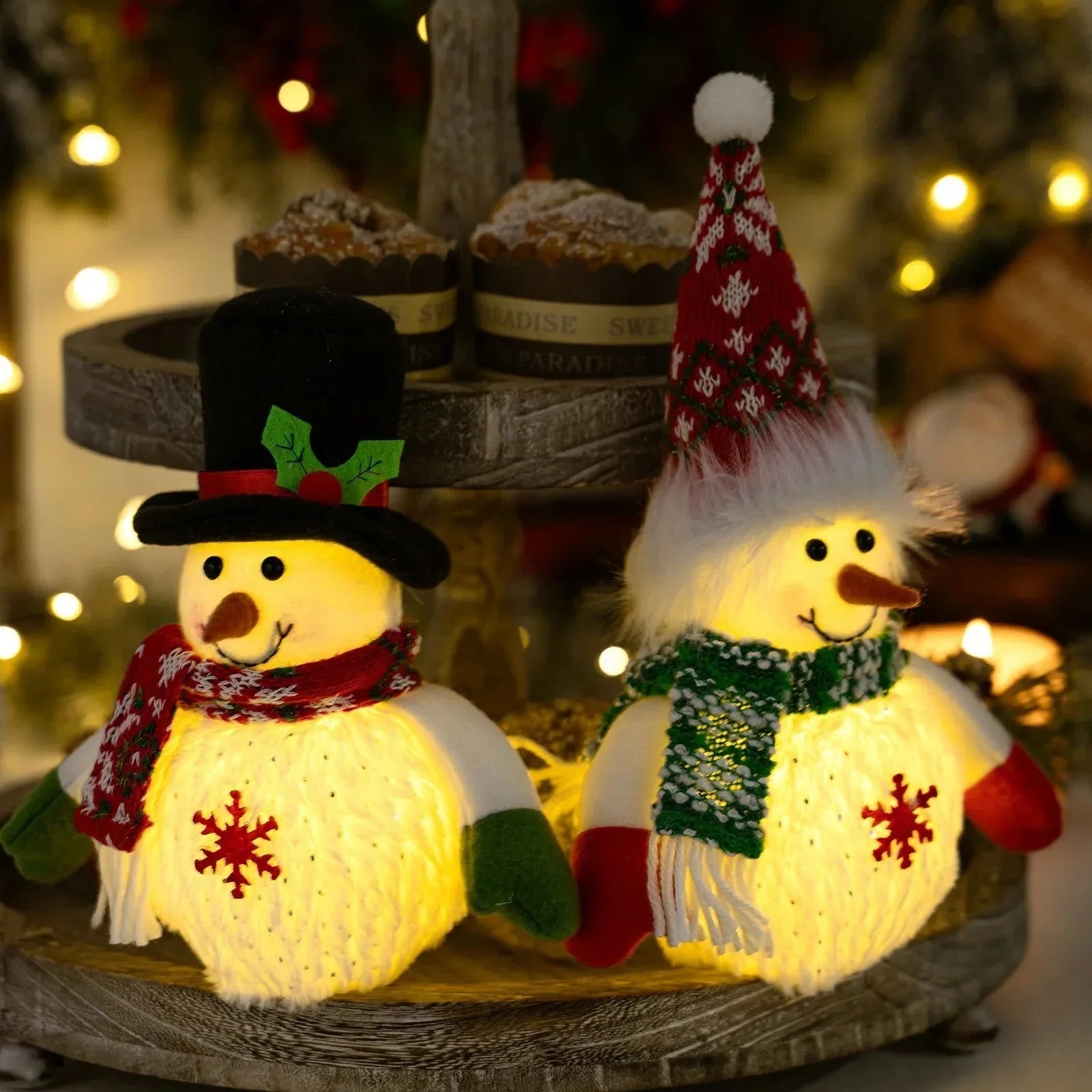 Christmas Glowing Snowman Figurine™ - RS Store