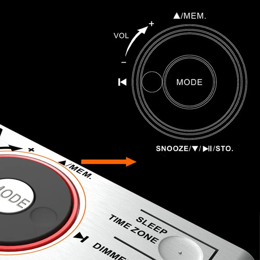 Digital Alarm Clock Radio™ - RS Store