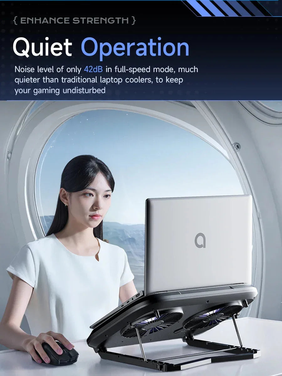 14cm Dual Fans Laptop Cooler™ - RS Store