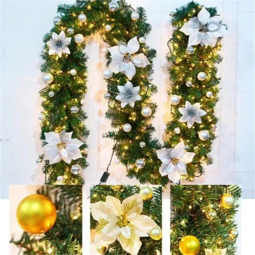 2.7M Christmas Garlands With Pinecones Red Berries™ - RS Store