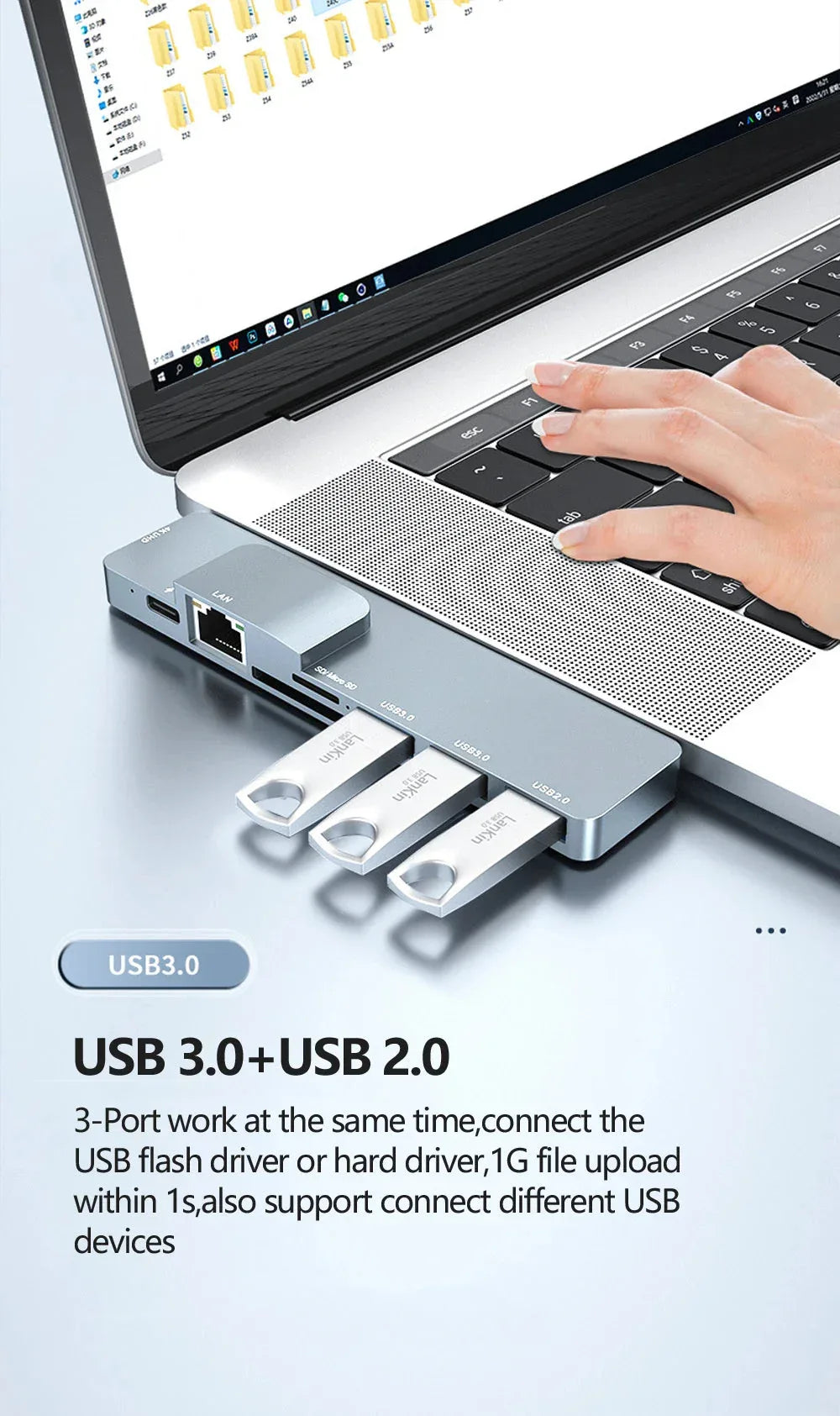 Tebe USB C Hub Dual Type-c to 4K HDMI-Adapter™ - RS Store