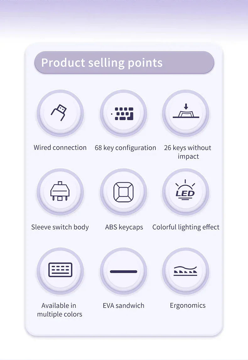 AK680 Gaming Mechanical Keyboard Ajazz™ - RS Store