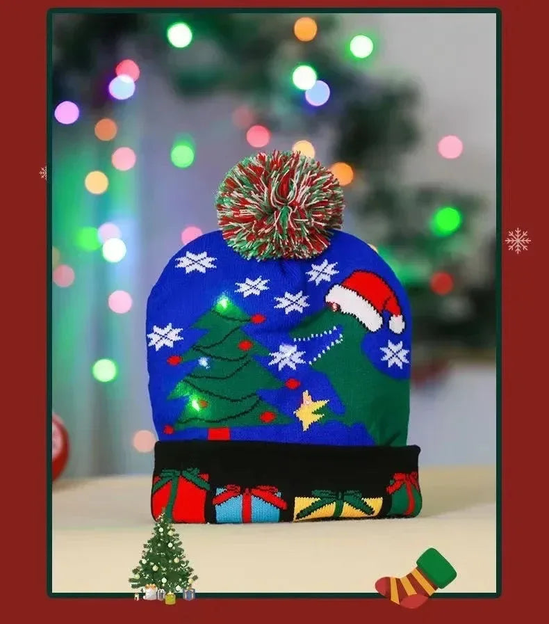 Christmas LED Knit Hat Light-Up Beanie™ - RS Store