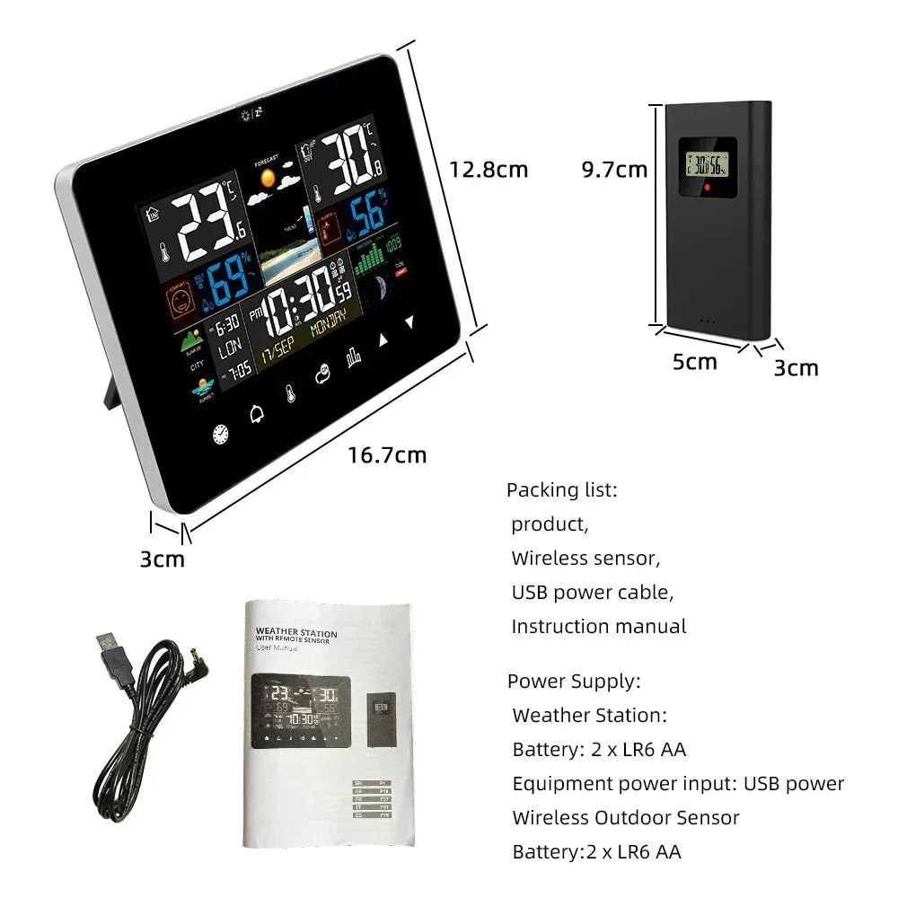 Multifunctional Weather Station Alarm Clock Meterk™ - RS Store