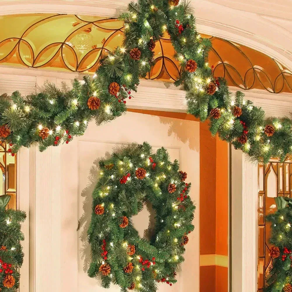 Christmas LED Rattan Garland Decorations™ - RS Store