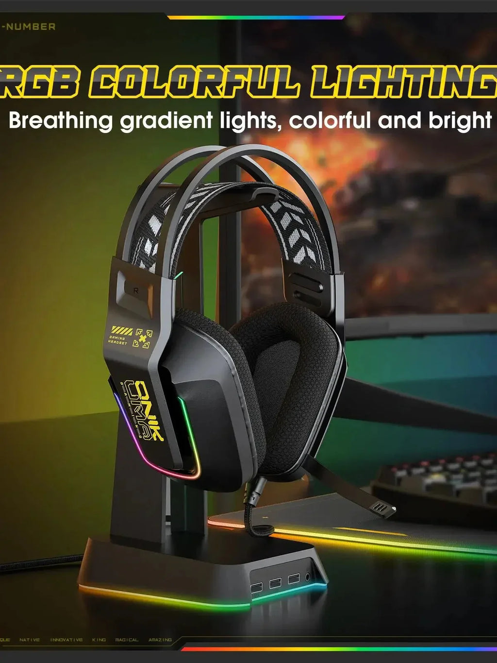 X13 Wired Gaming Headset Onikuma™ - RS Store