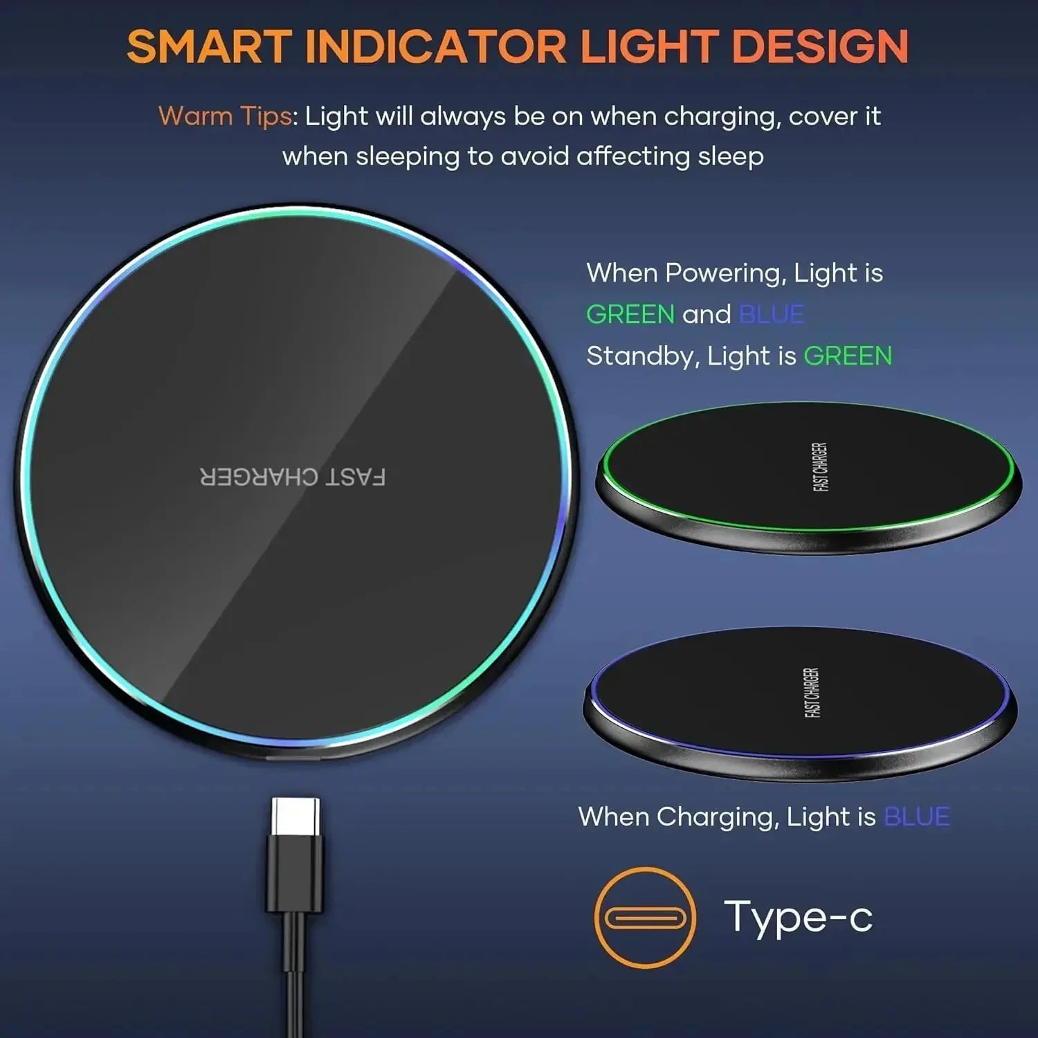 Mini LED Wireless Charger Pad™ - RS Store