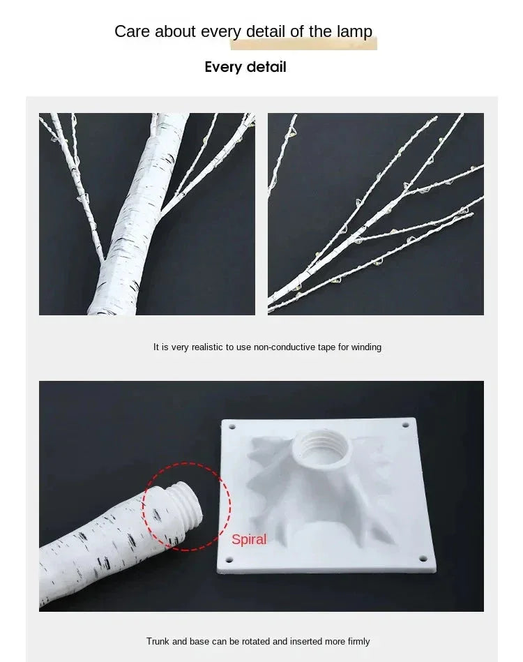 LED Birch Tree Bedroom Light™ - RS Store