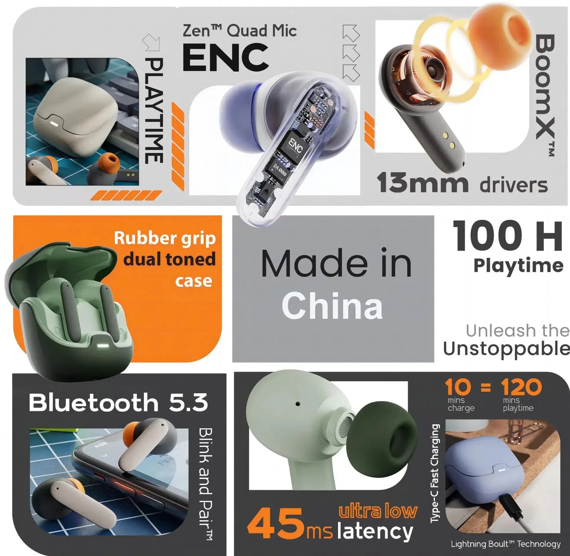 TWS Wireless Earbuds BT 5.4™ - RS Store