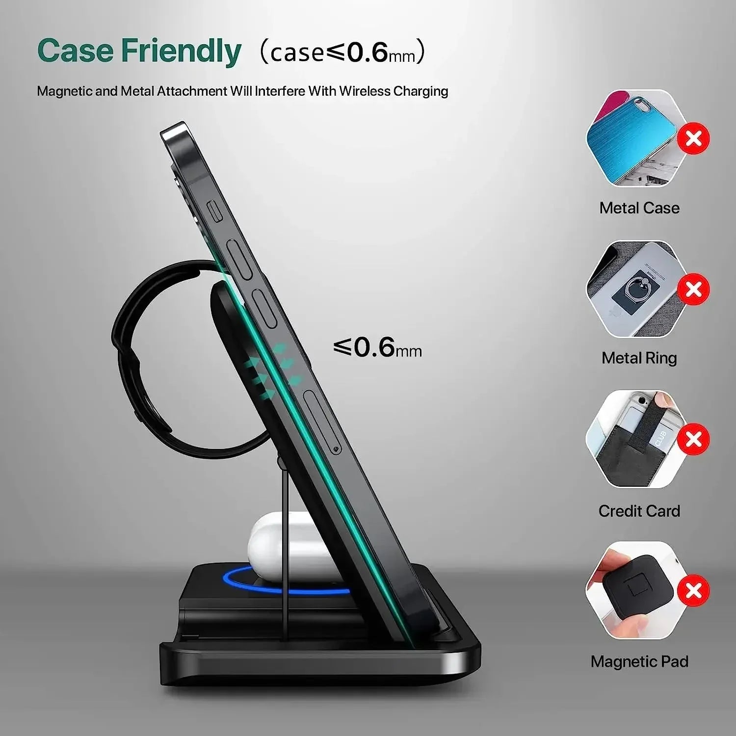 30W LED Fast Wireless Charger™ - RS Store