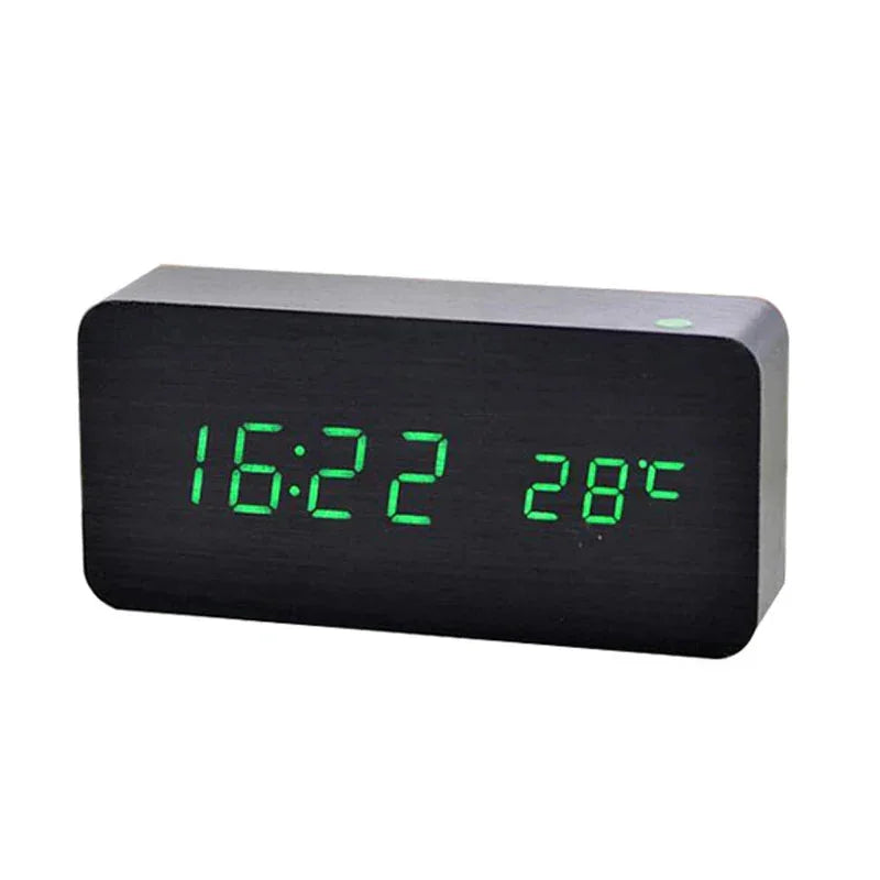 Wooden Digital Alarm Clock Niditon™ - RS Store