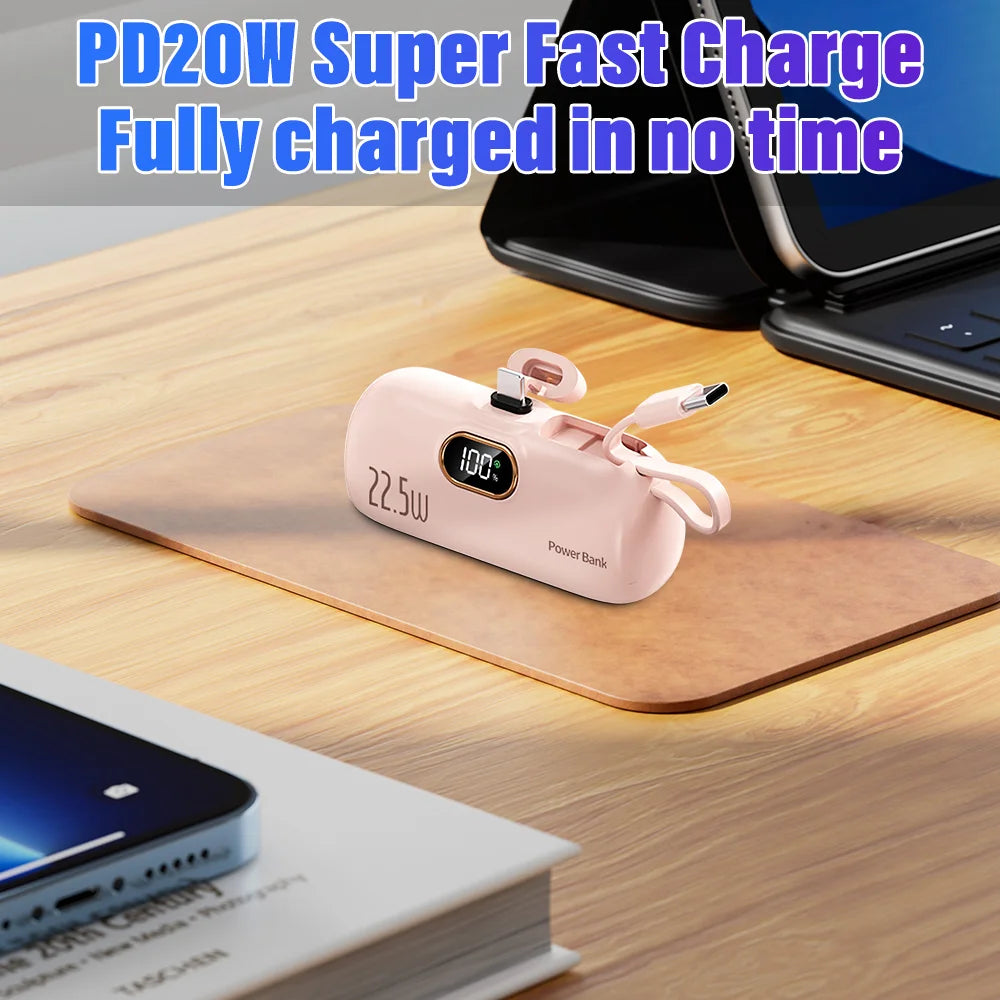 Mini Portable Power Bank 5000mAh™