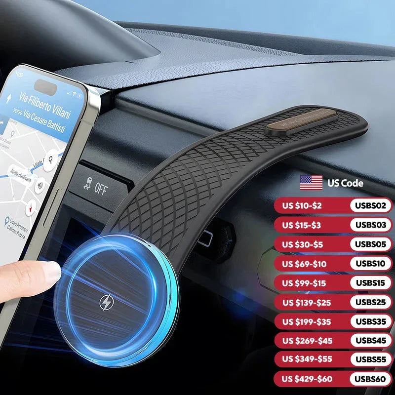 Magnetic Wireless Charger Car Adjustable Phone Holder™ - RS Store