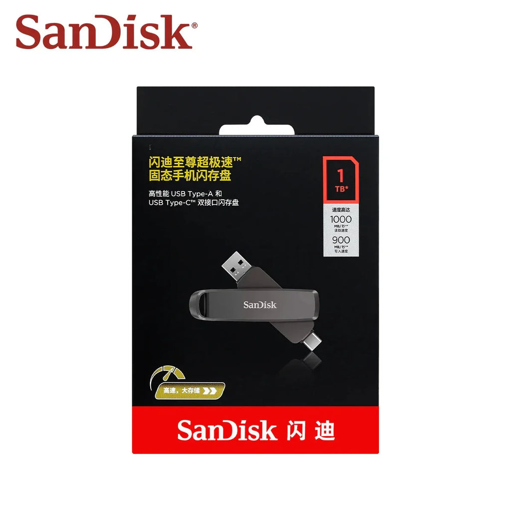 Extreme PRO Dual USB 3.2 Type-C Flash Drive Sandisk™ - RS Store