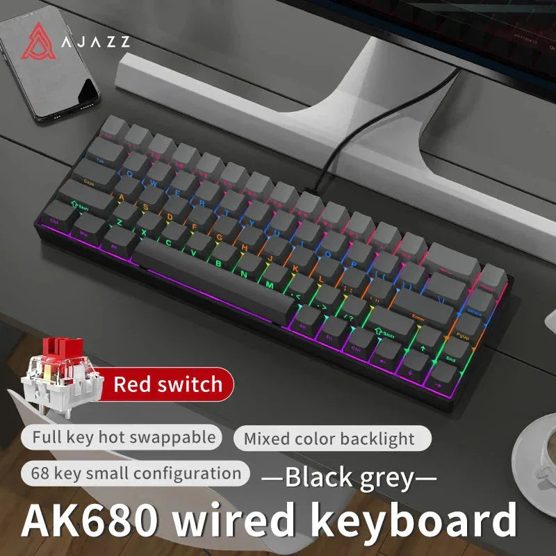AK680 Gaming Mechanical Keyboard Ajazz™ - RS Store