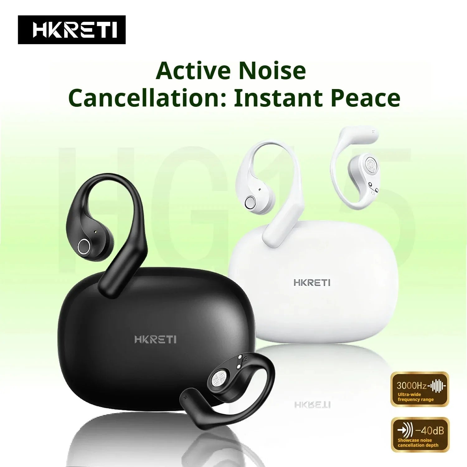 HG15 10 Hours Playtime Wireless Earbuds HKRETI™ - RS Store