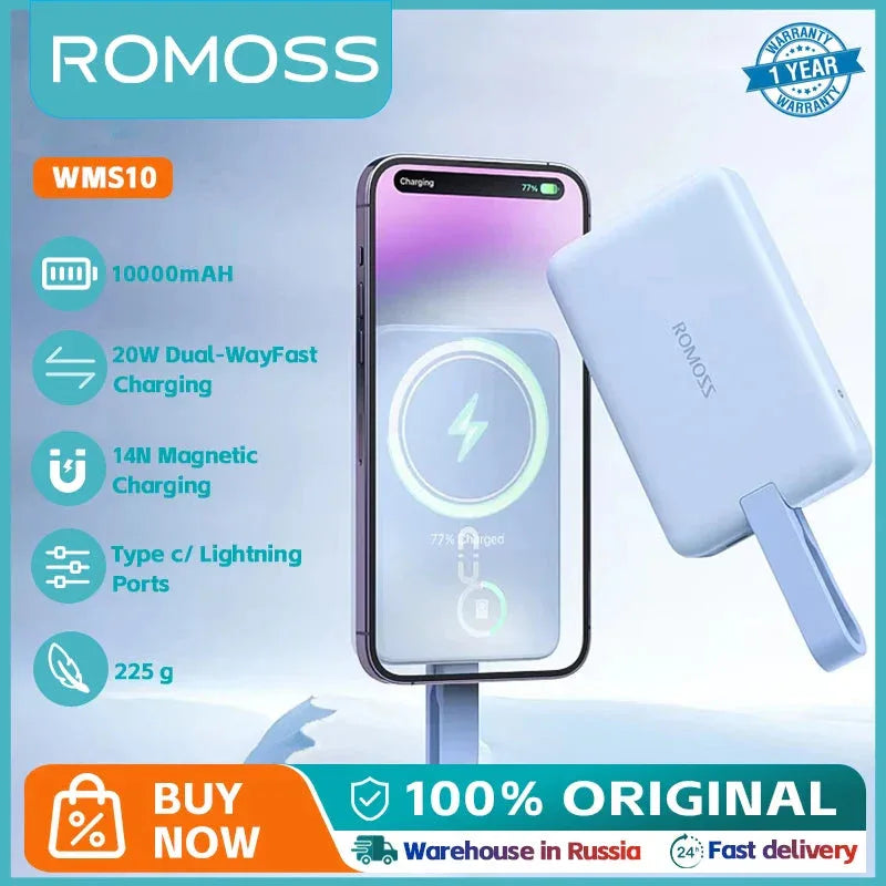 Power Bank 10000 mAh Romoss™ - RS Store