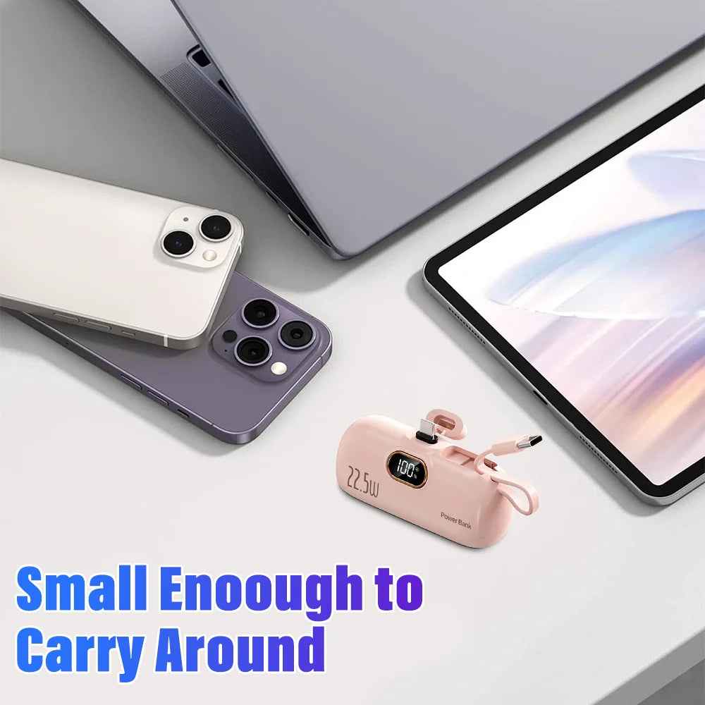 Mini Portable Power Bank 5000mAh™