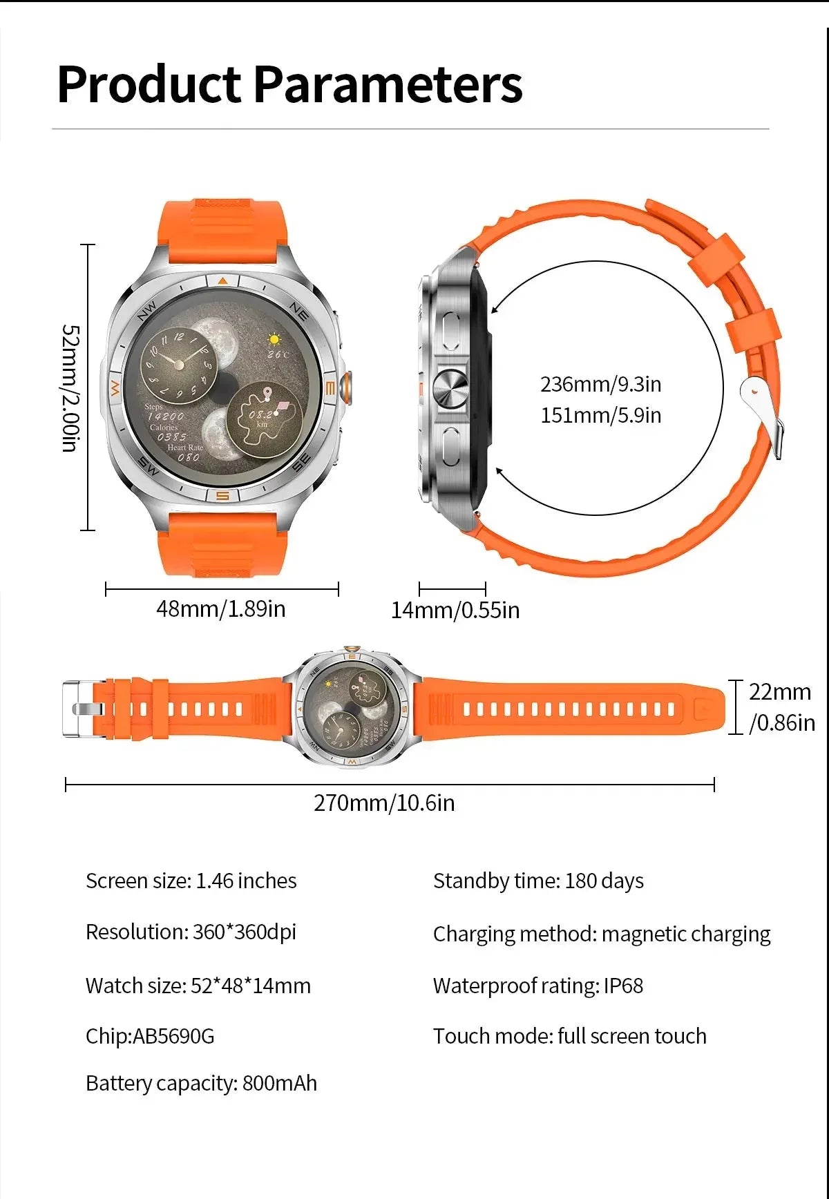 Men's GPS smart watch™ - RS Store