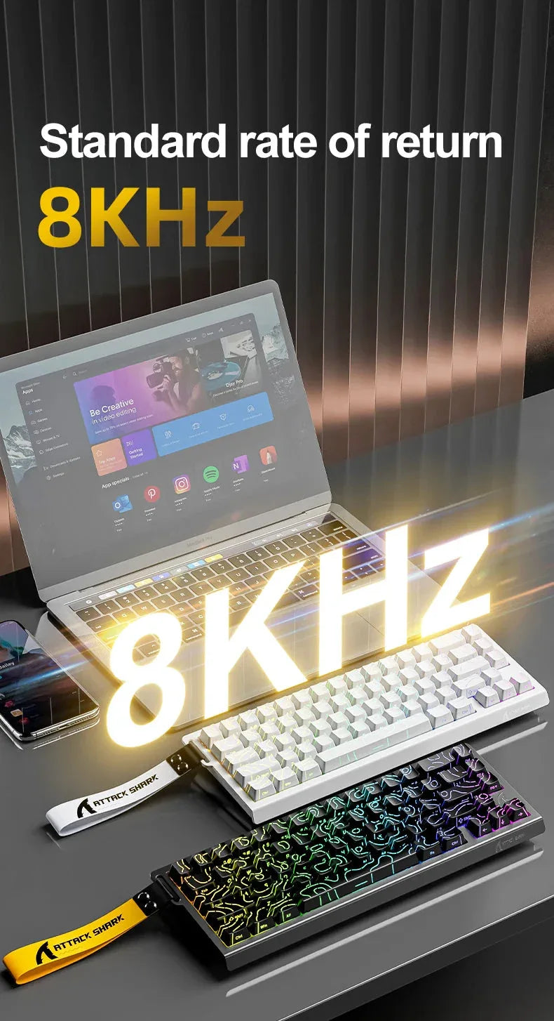 Magnetic Gaming Keyboard ATTACK SHARK™ - RS Store