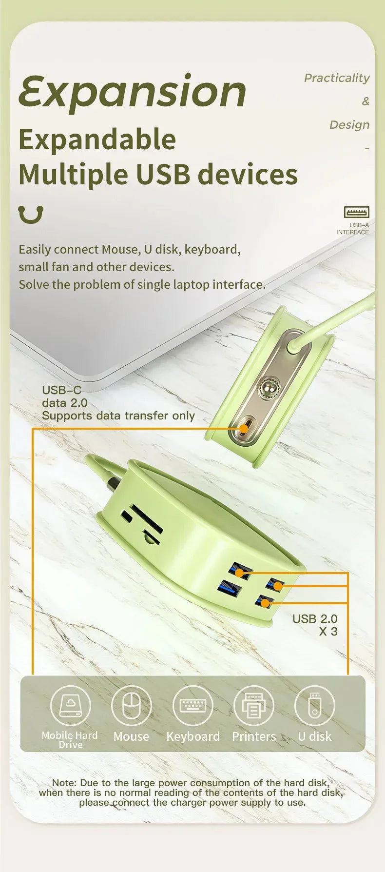 FC&EC USB C HUB Type C Adapter 10 in 1™ - RS Store