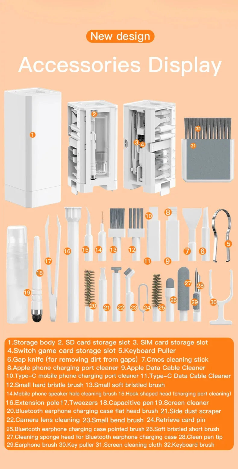 20/32-in-1 Multi-Functional Deep Cleaning Kit™ - RS Store