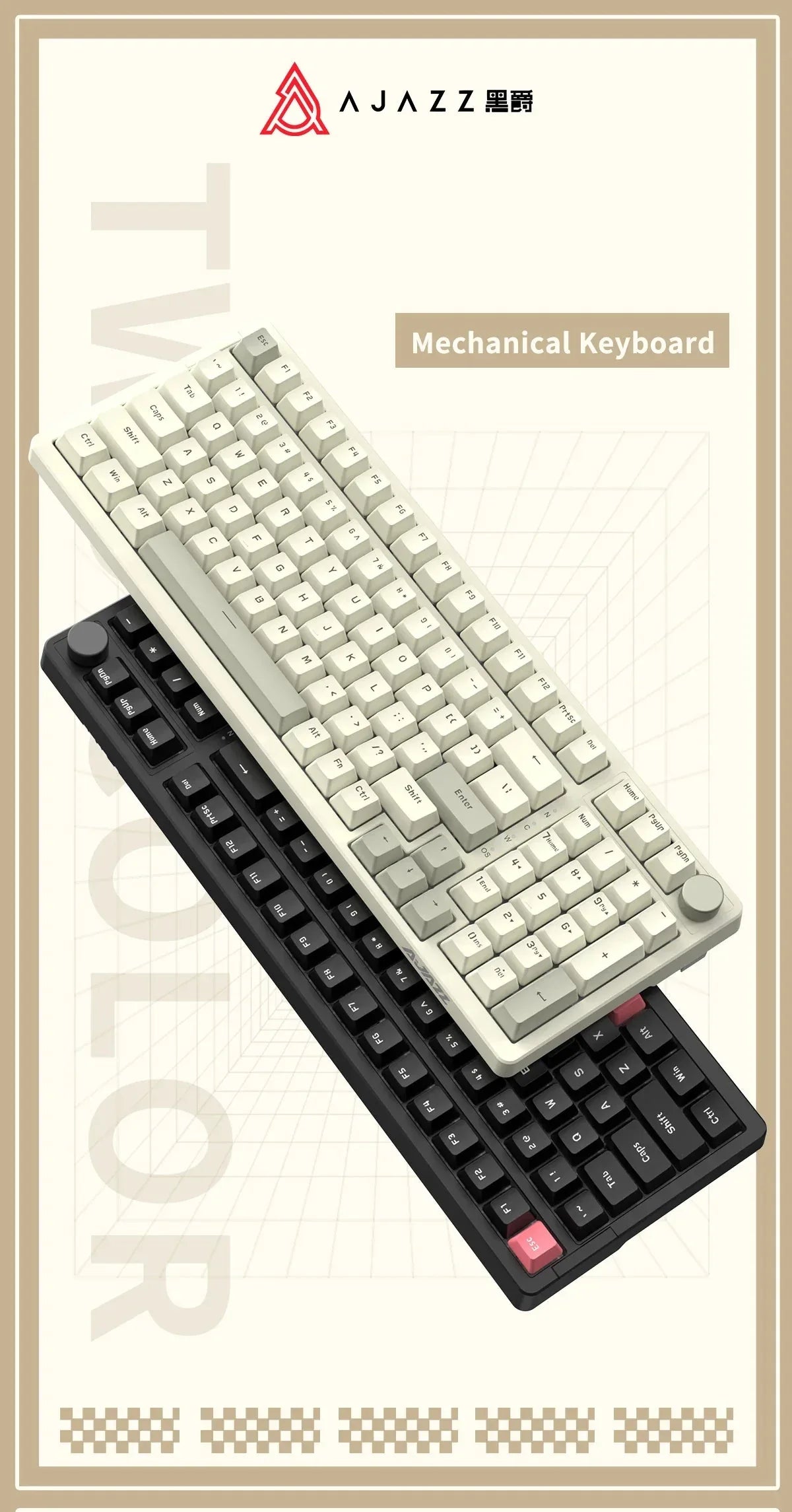 AK992 Wired Mechanical Keyboard Ajazz™ - RS Store