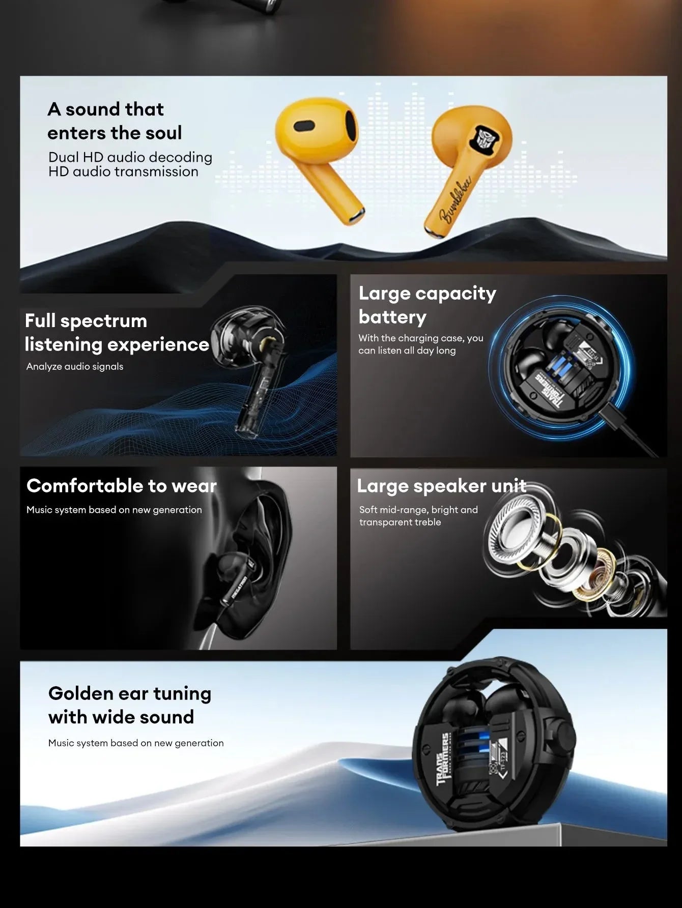 Transformers Wireless Bluetooth Earphones™ - RS Store